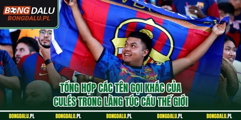 Tổng hợp các tên gọi khác của Culés trong làng túc cầu thế giới
